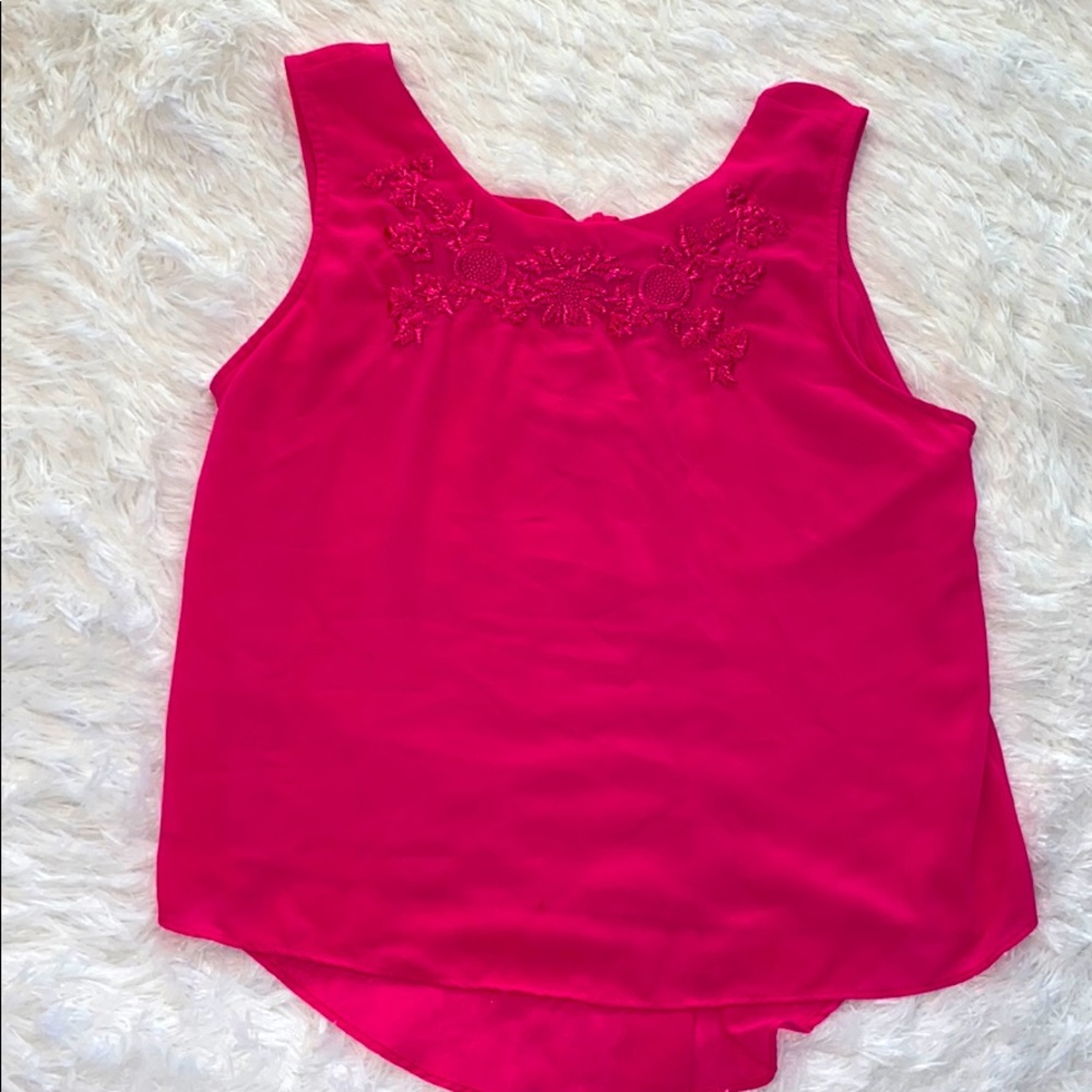 YA Los Angeles Bow Tie Back Blouse